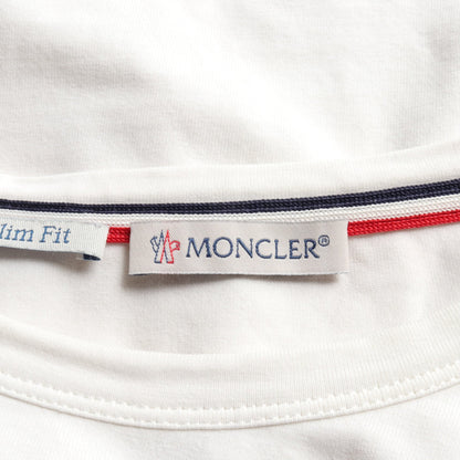 Tシャツ コットン オフホワイト モンクレール トップス MONCLER