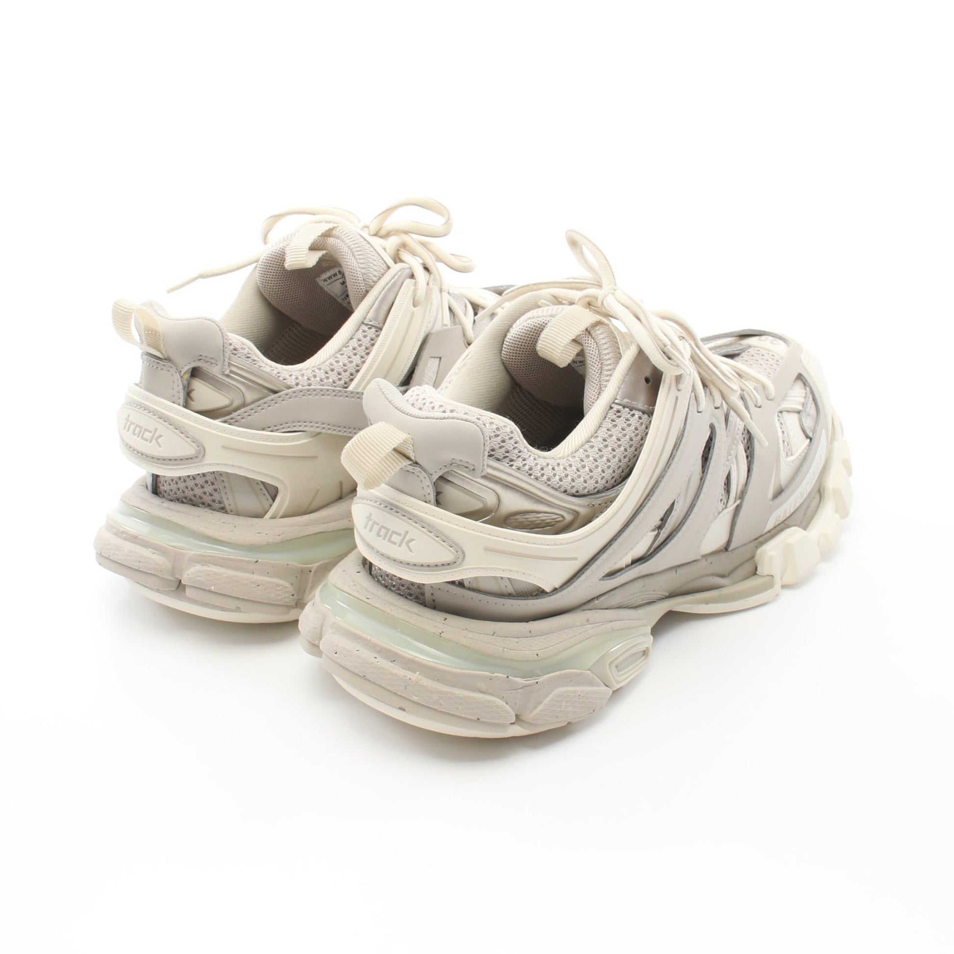 TRACK TRAINERS スニーカー ファブリック グレーベージュ オフホワイト バレンシアガ シューズ BALENCIAGA