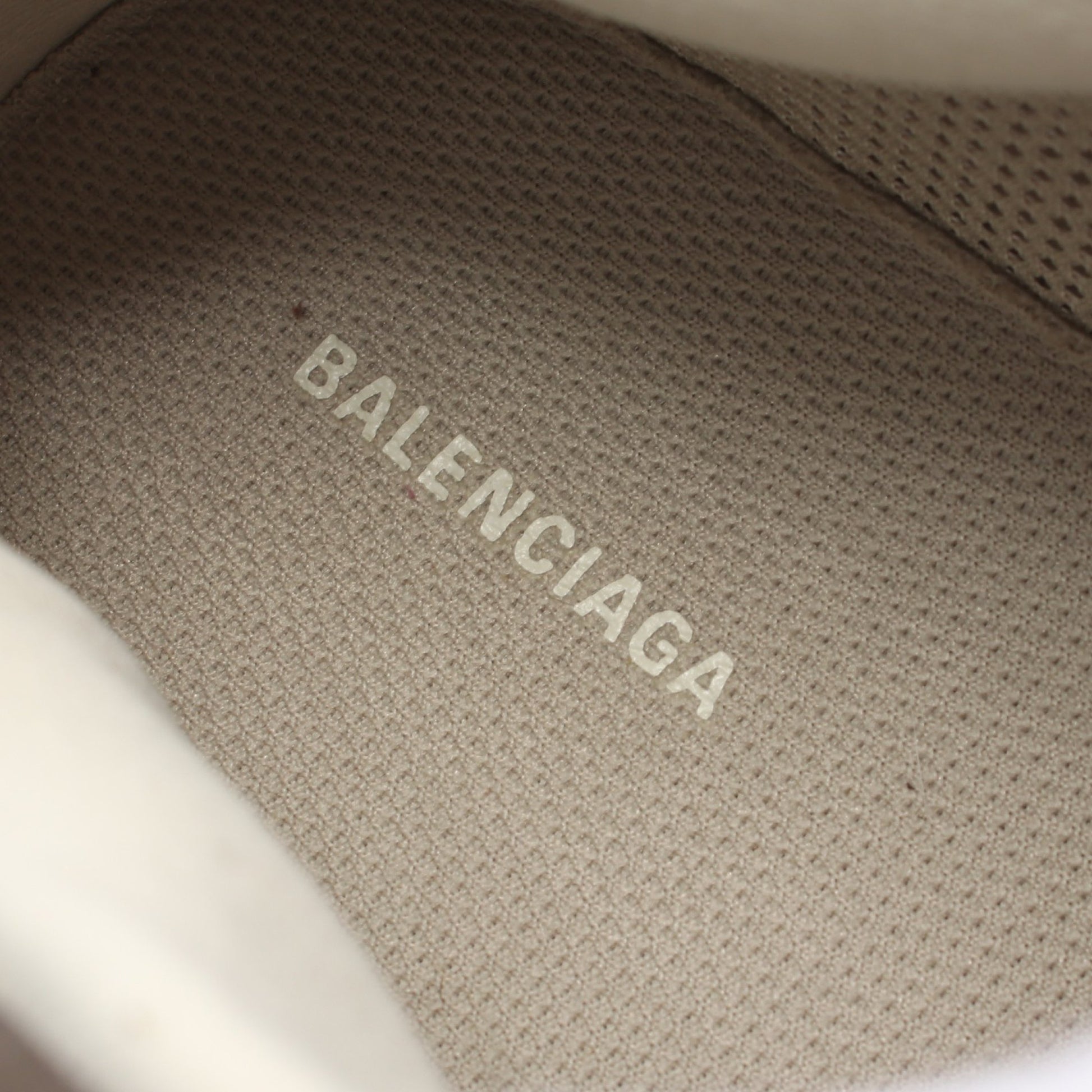 TRACK TRAINERS スニーカー ファブリック グレーベージュ オフホワイト バレンシアガ シューズ BALENCIAGA