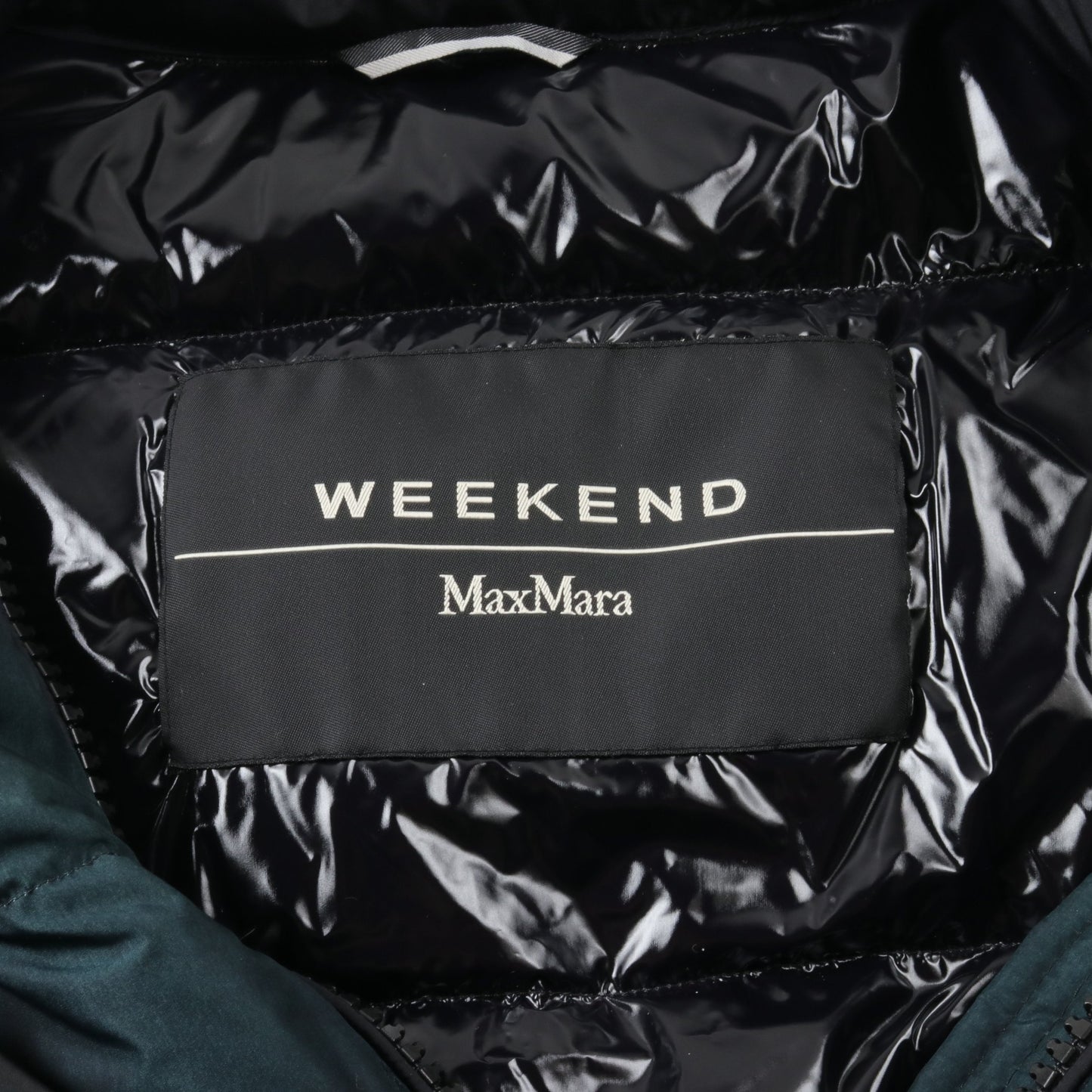 ダウンベスト 総柄 ブラック マルチカラー マックスマーラウィークエンド アウター Max Mara Weekend