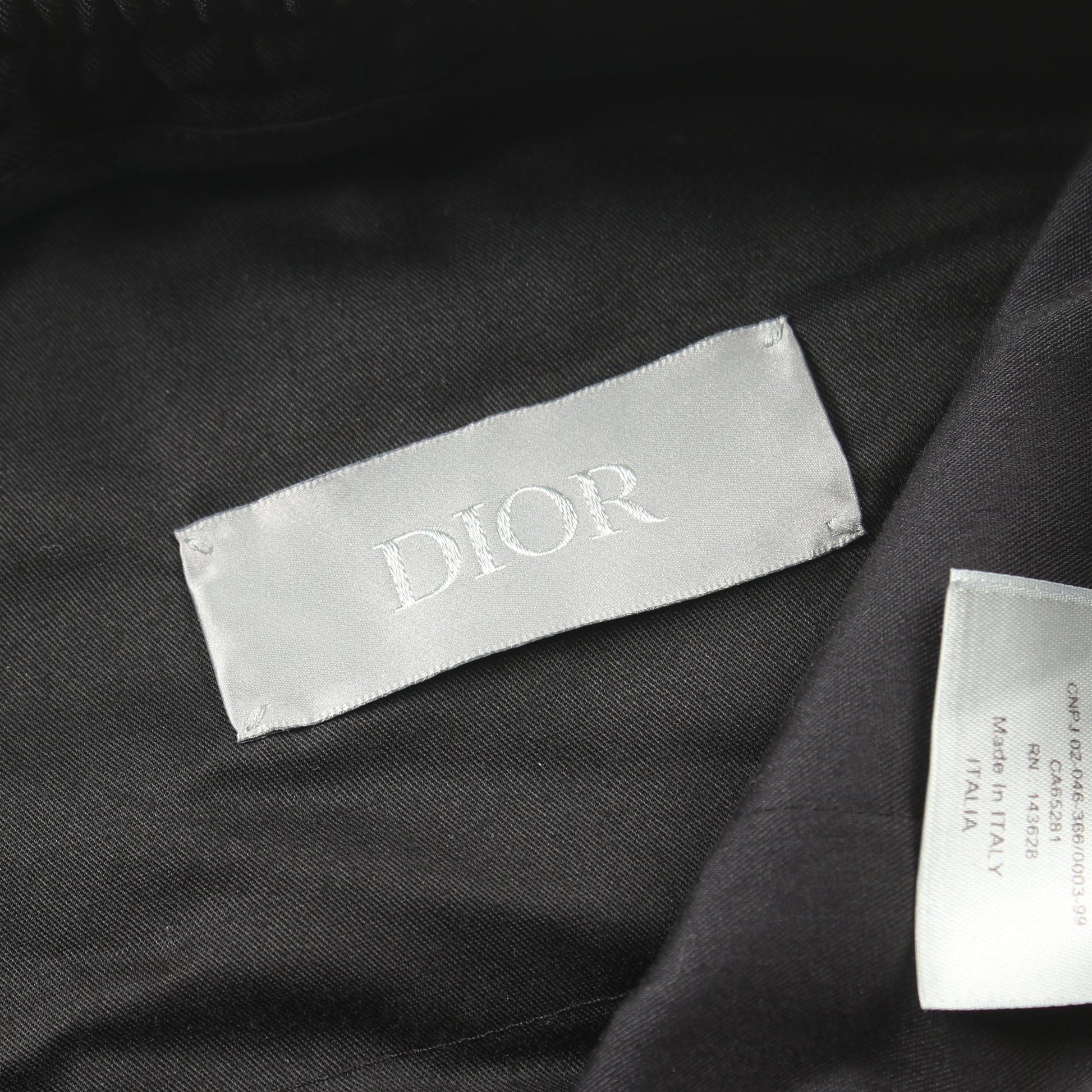 トラックパンツ イージーパンツ ウール ブラック ディオール ボトムス DIOR