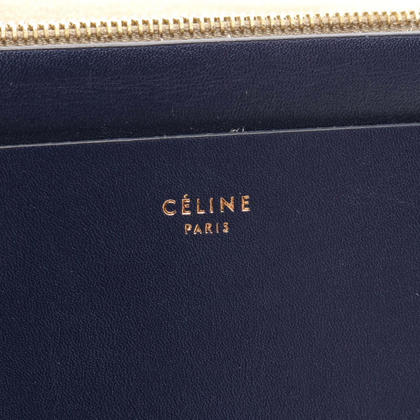 クラッチバッグ レザー ネイビー フィービー期 セリーヌ バッグ CELINE