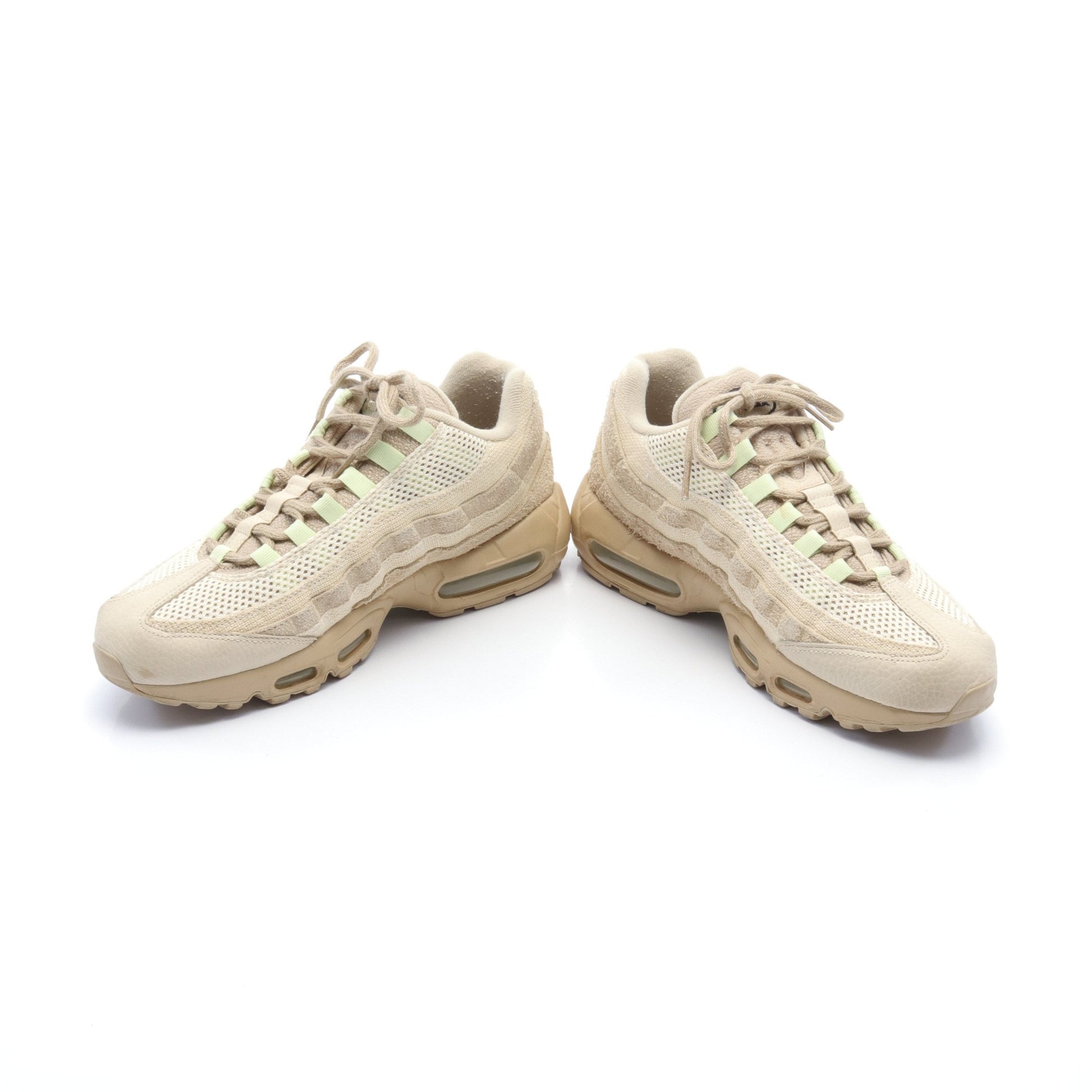 AIR MAX 95 PREMIUM スニーカー レザー ベージュ ライトグリーン ナイキ シューズ NIKE