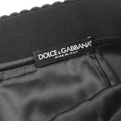 スカート 花柄 シルク ブラック マルチカラー ドルチェアンドガッバーナ ボトムス DOLCE&GABBANA