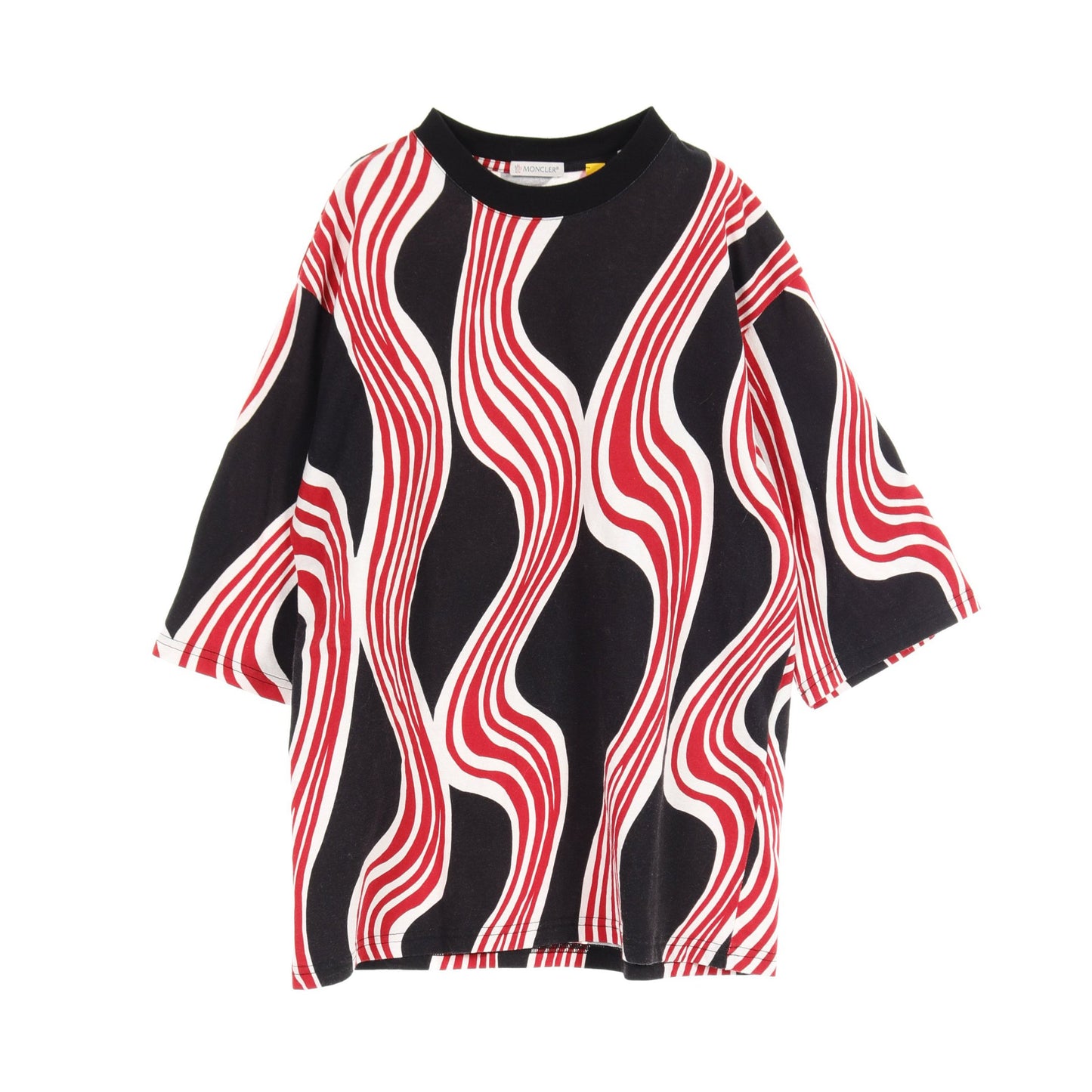 MONCLER GENIUS 1 JW ANDERSON Tシャツ コットン ブラック レッド ホワイト モンクレール トップス MONCLER