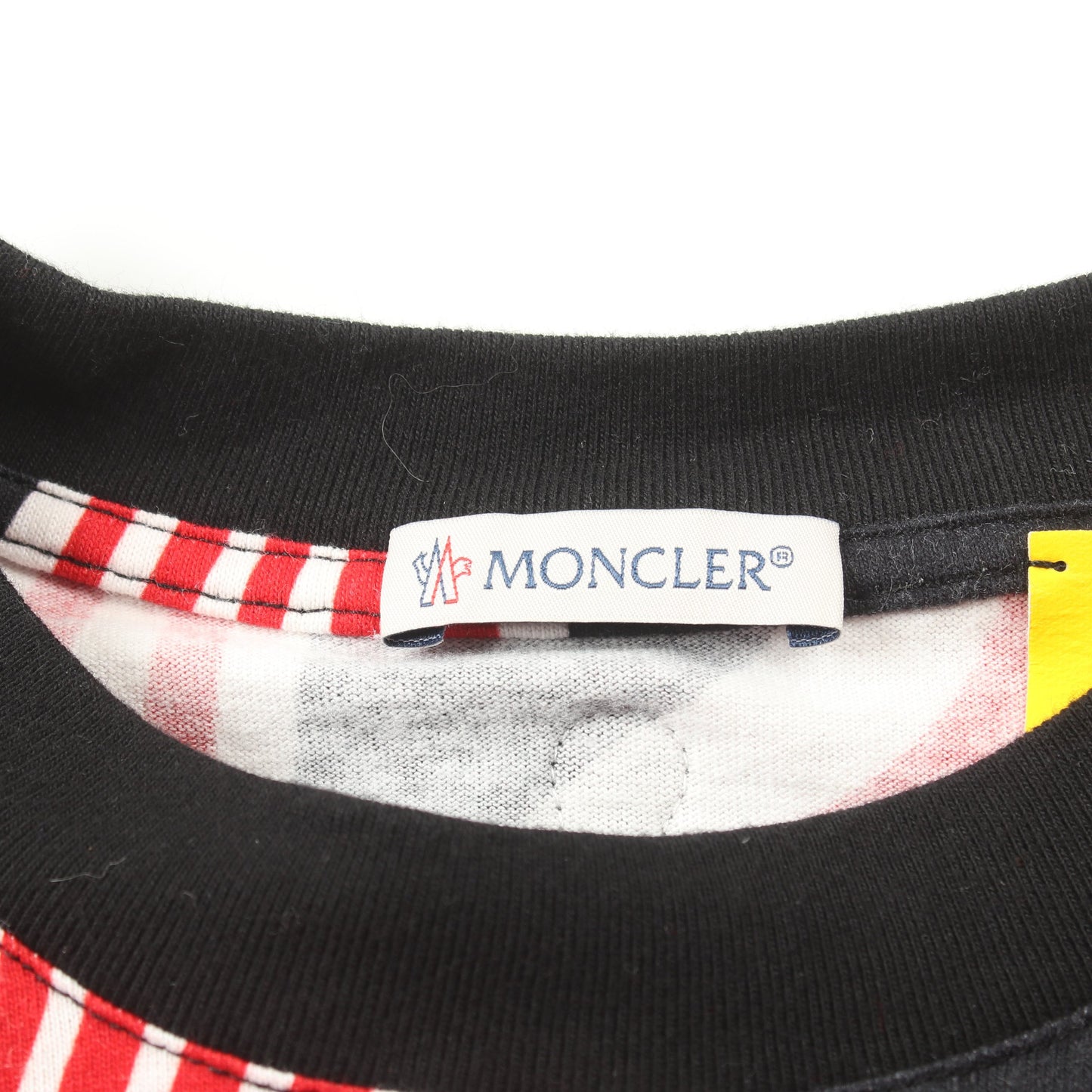 MONCLER GENIUS 1 JW ANDERSON Tシャツ コットン ブラック レッド ホワイト モンクレール トップス MONCLER