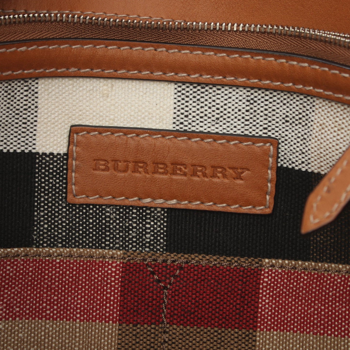 MEDIUM CANVAS CHECK HOBO ハンドバッグ キャンバス レザー ベージュ ブラウン マルチカラー 2WAY バーバリー バッグ BURBERRY