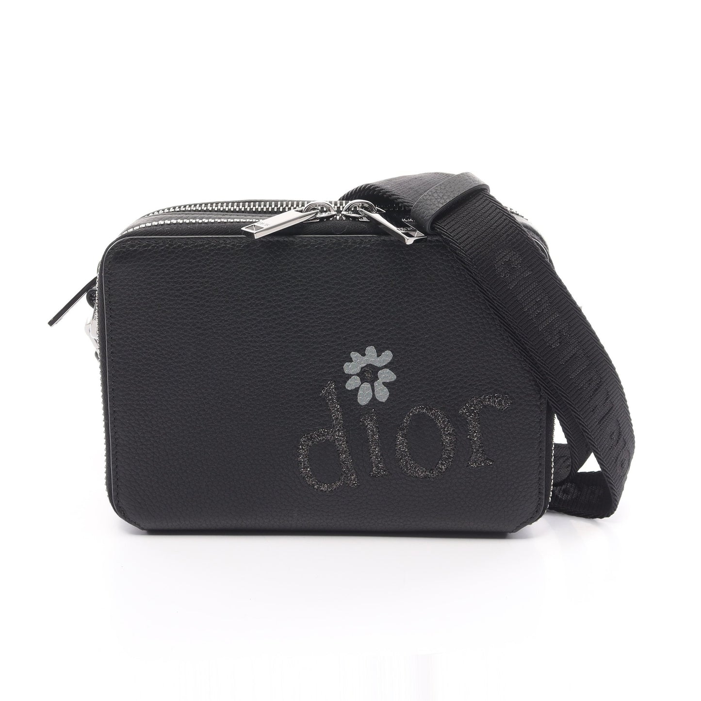 DIOR × BY ERL ポーチ ショルダーバッグ レザー ブラック ディオール バッグ DIOR