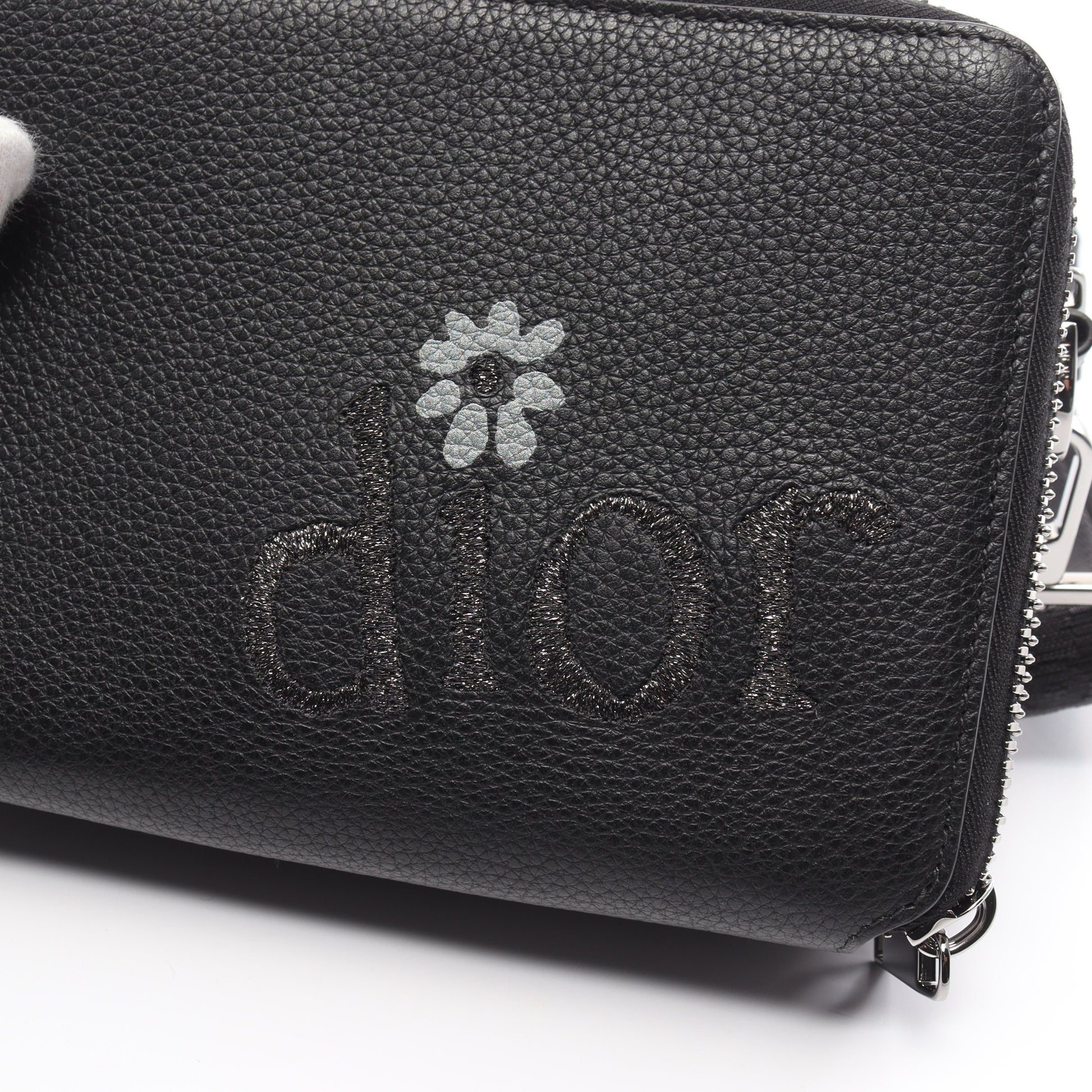 DIOR × BY ERL ポーチ ショルダーバッグ レザー ブラック ディオール バッグ DIOR