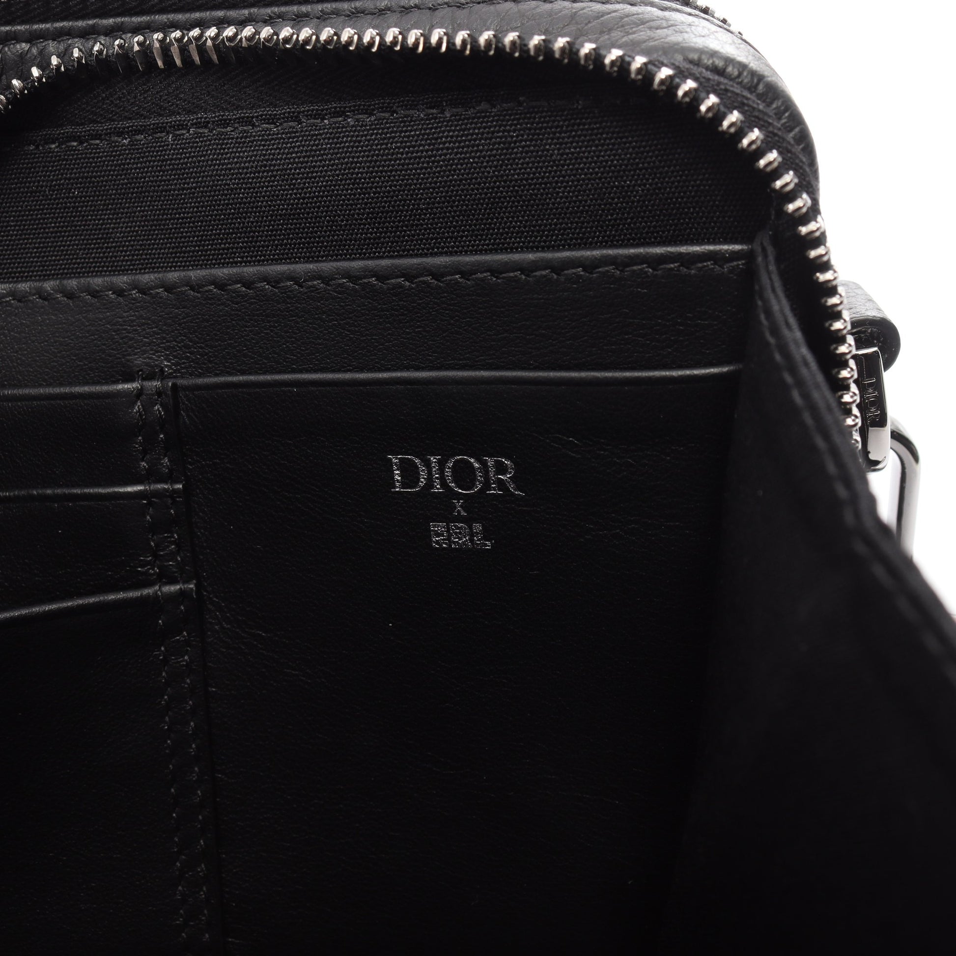 DIOR × BY ERL ポーチ ショルダーバッグ レザー ブラック ディオール バッグ DIOR