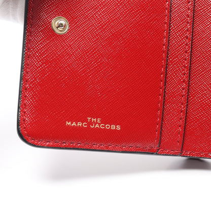 スナップショット 二つ折り財布 レザー ブラック ボルドー マークジェイコブス 財布・小物 MARC JACOBS