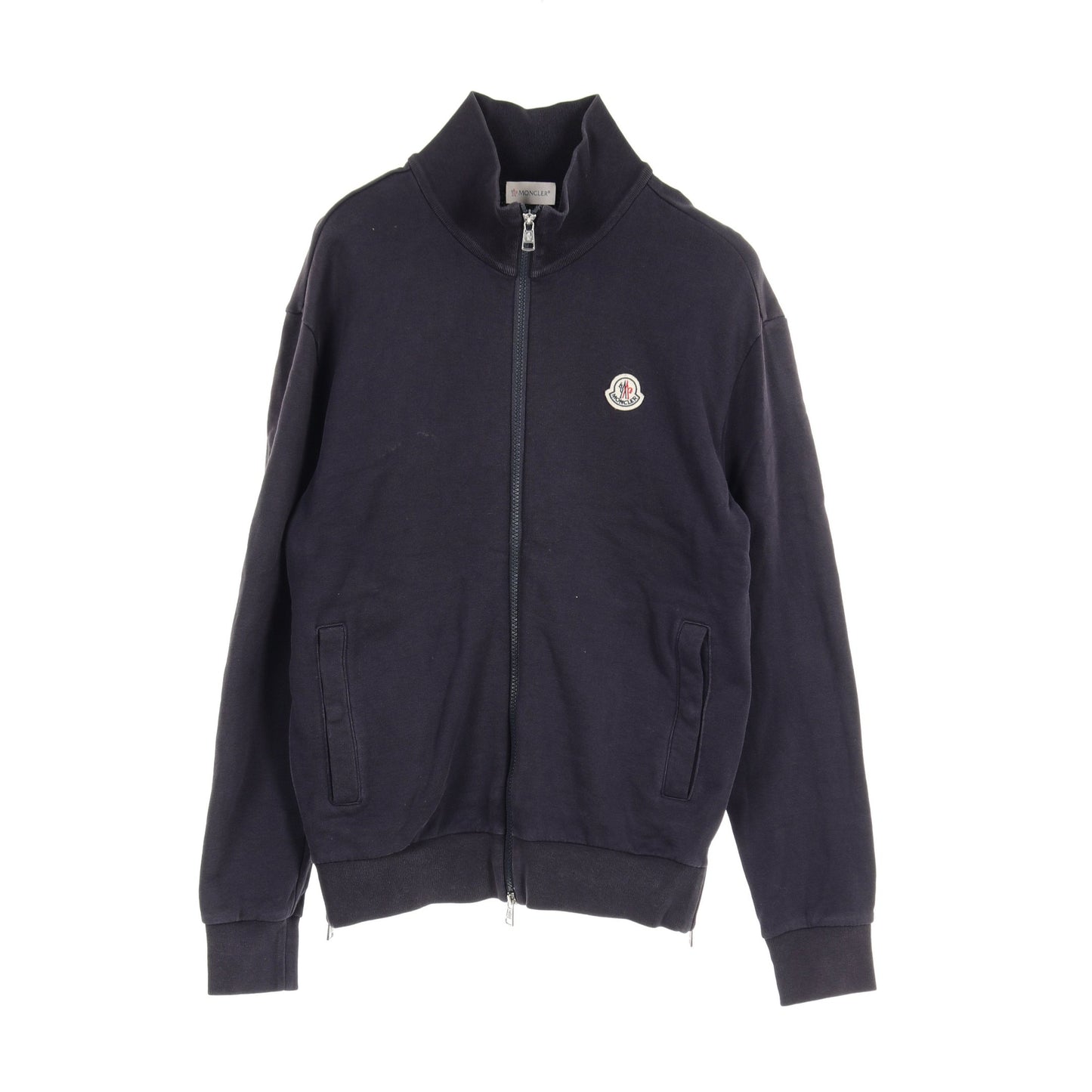 ジップアップスウェット トラックジャケット コットン ネイビー モンクレール アウター MONCLER