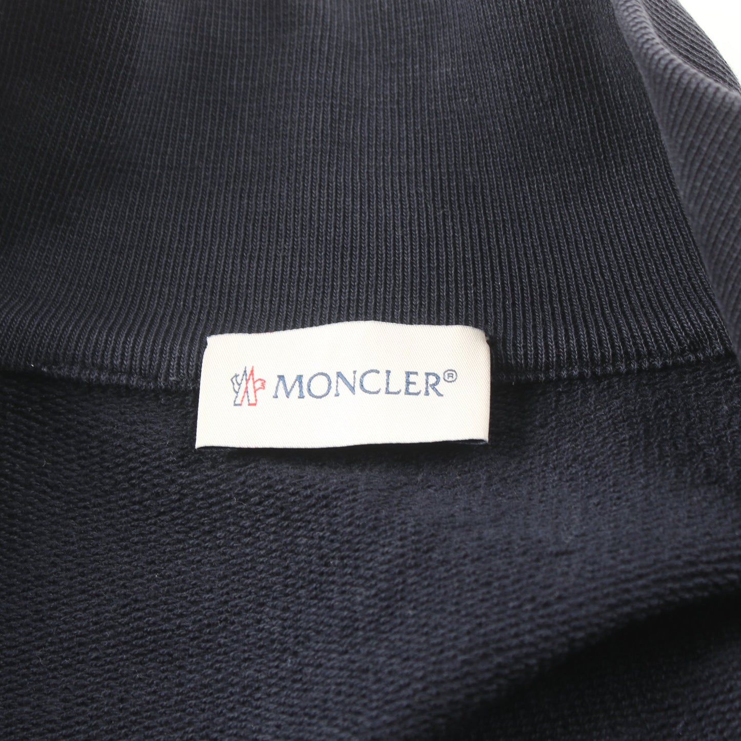 ジップアップスウェット トラックジャケット コットン ネイビー モンクレール アウター MONCLER