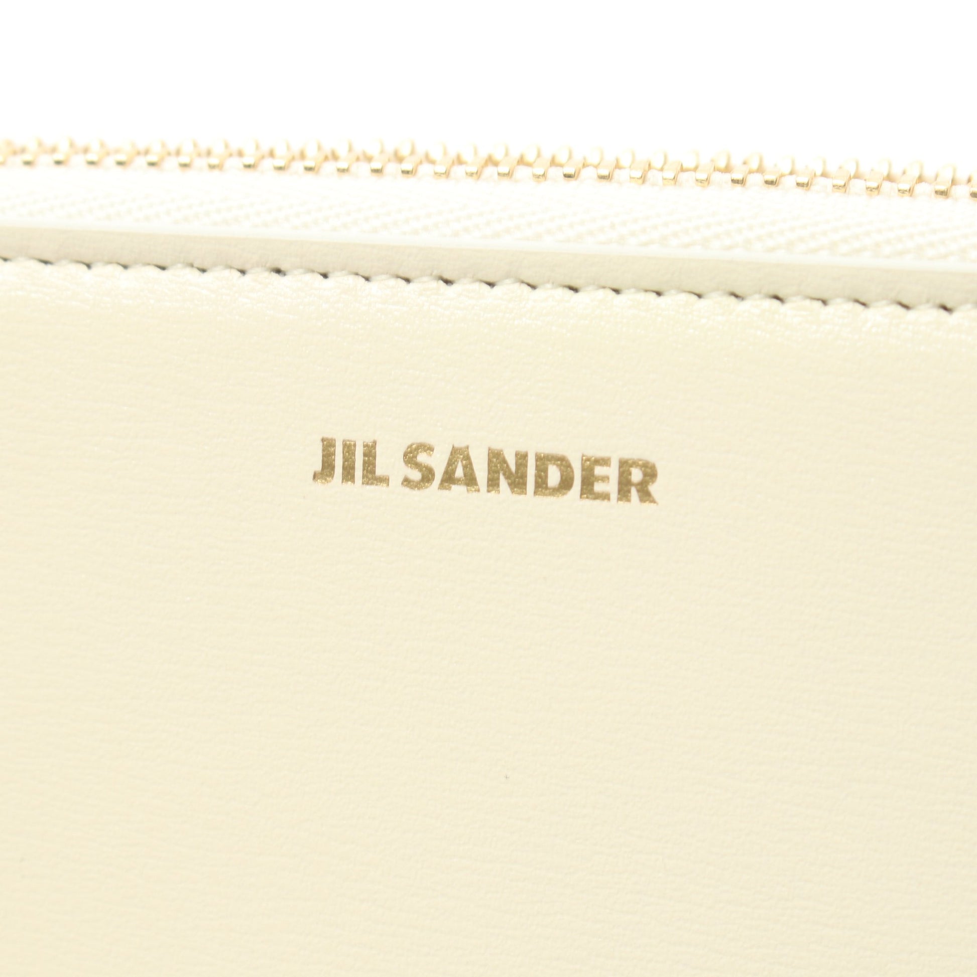 GIRO ジロ POCKET ZIP AROUND WALLET ラウンドファスナー財布 レザー オフホワイト ジルサンダー 財布・小物 JIL SANDER