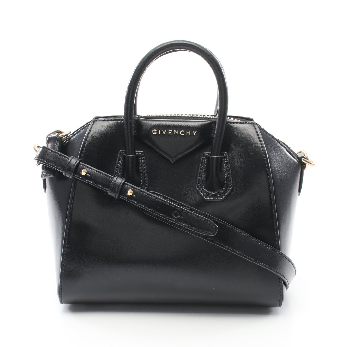 ANTIGONA アンティゴナ ハンドバッグ レザー ブラック 2WAY ジバンシィ バッグ GIVENCHY