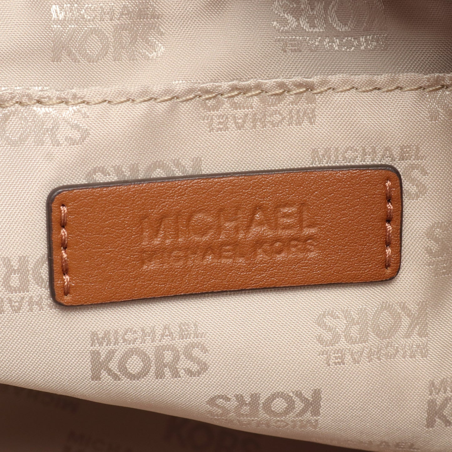 ハンドバッグ トートバッグ キャンバス レザー ネイビー ホワイト ブラウン マイケルマイケルコース バッグ MICHAEL MICHAEL KORS