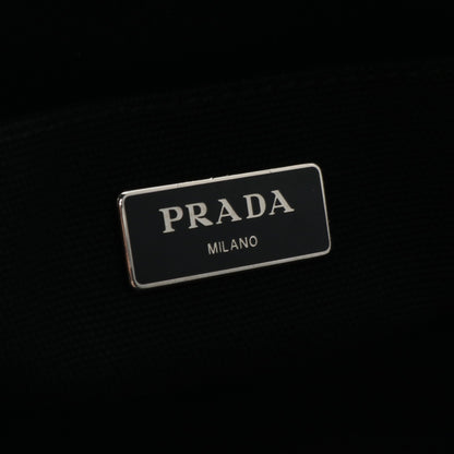 CANAPA カナパ ハンドバッグ トートバッグ レオパード キャンバス カーキグリーン ブラウン ブラック 2WAY プラダ バッグ PRADA