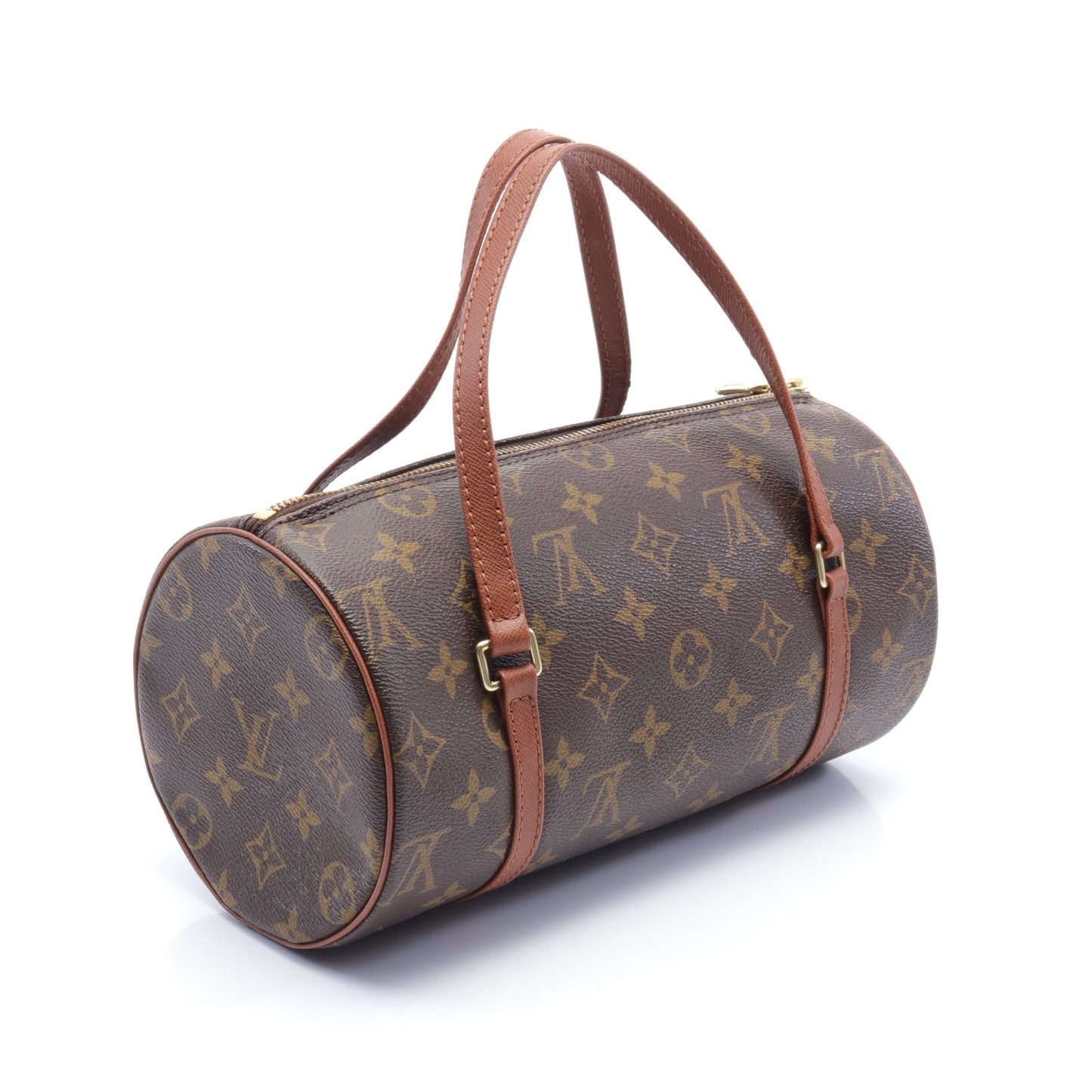 パピヨン26 モノグラム 旧型 ハンドバッグ PVC レザー ブラウン ルイヴィトン バッグ LOUIS VUITTON