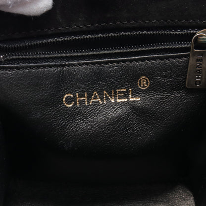 ココマーク チェーンショルダーバッグ スエード ブラック ゴールド シャネル バッグ CHANEL