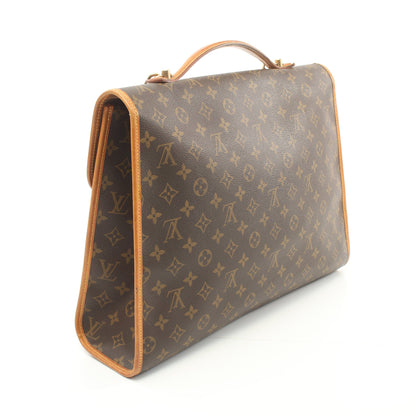 ビバリー モノグラム ハンドバッグ PVC レザー ブラウン 2WAY ルイヴィトン バッグ LOUIS VUITTON