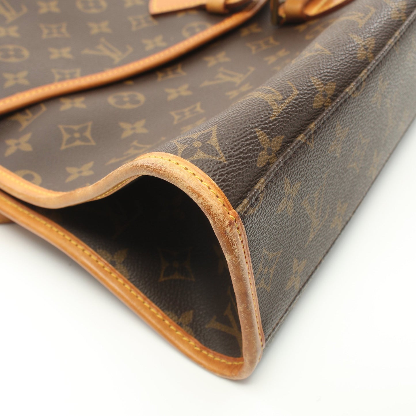 ビバリー モノグラム ハンドバッグ PVC レザー ブラウン 2WAY ルイヴィトン バッグ LOUIS VUITTON