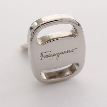 ヴァラ イヤリング レザー シルバー サルヴァトーレフェラガモ アクセサリー Salvatore Ferragamo