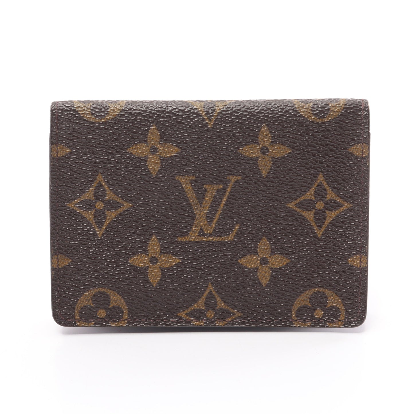 ポルト 2カルト ヴェルティカル モノグラム カードケース パスケース PVC ブラウン ルイヴィトン 財布・小物 LOUIS VUITTON