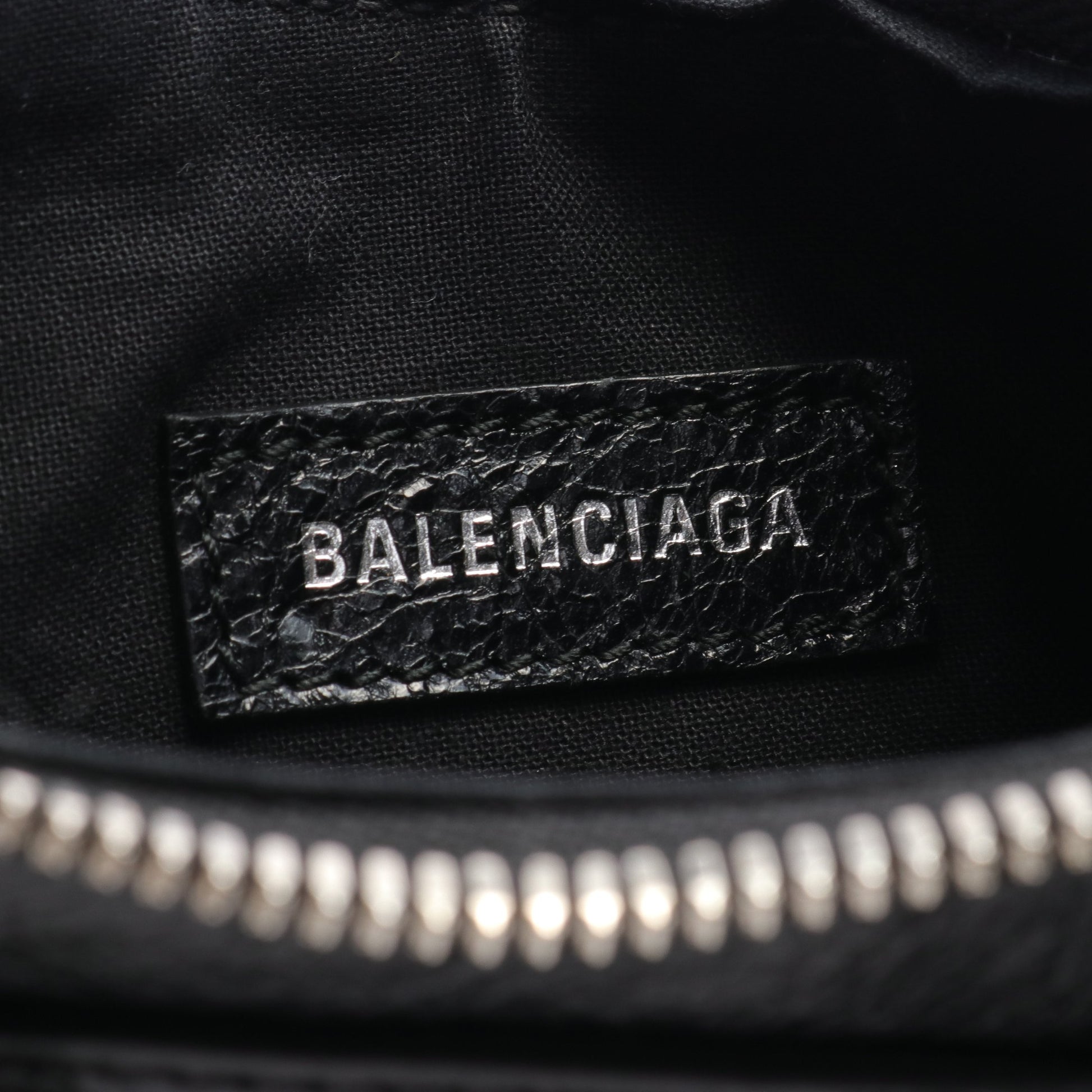 LE CAGOLE XS ル カゴール ワンショルダーバッグ レザー ブラック バレンシアガ バッグ BALENCIAGA