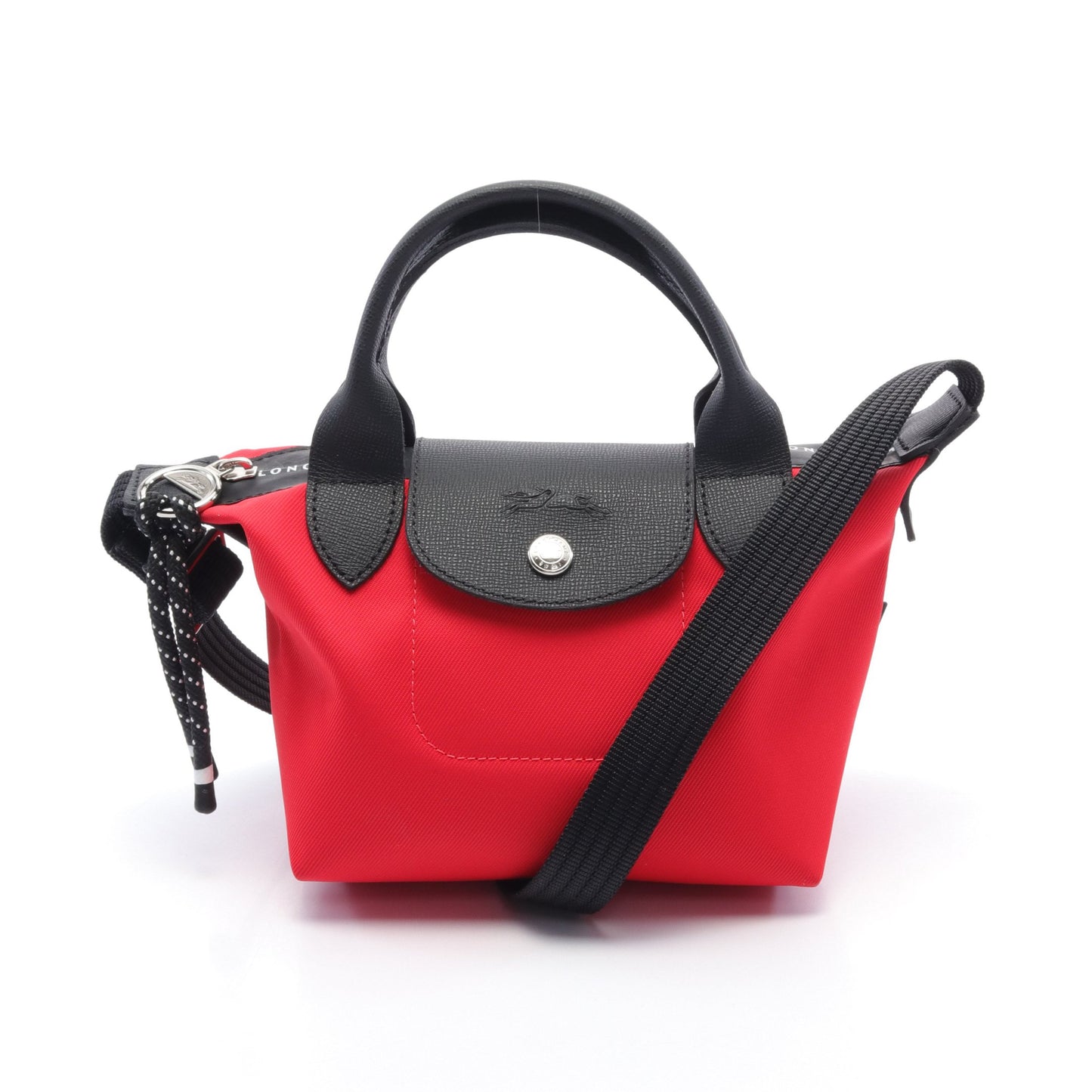 LE PLIAGE ENERGY XS ル プリアージュ エナジー ハンドバッグ ナイロン レザー レッド ブラック 2WAY ロンシャン バッグ LONGCHAMP