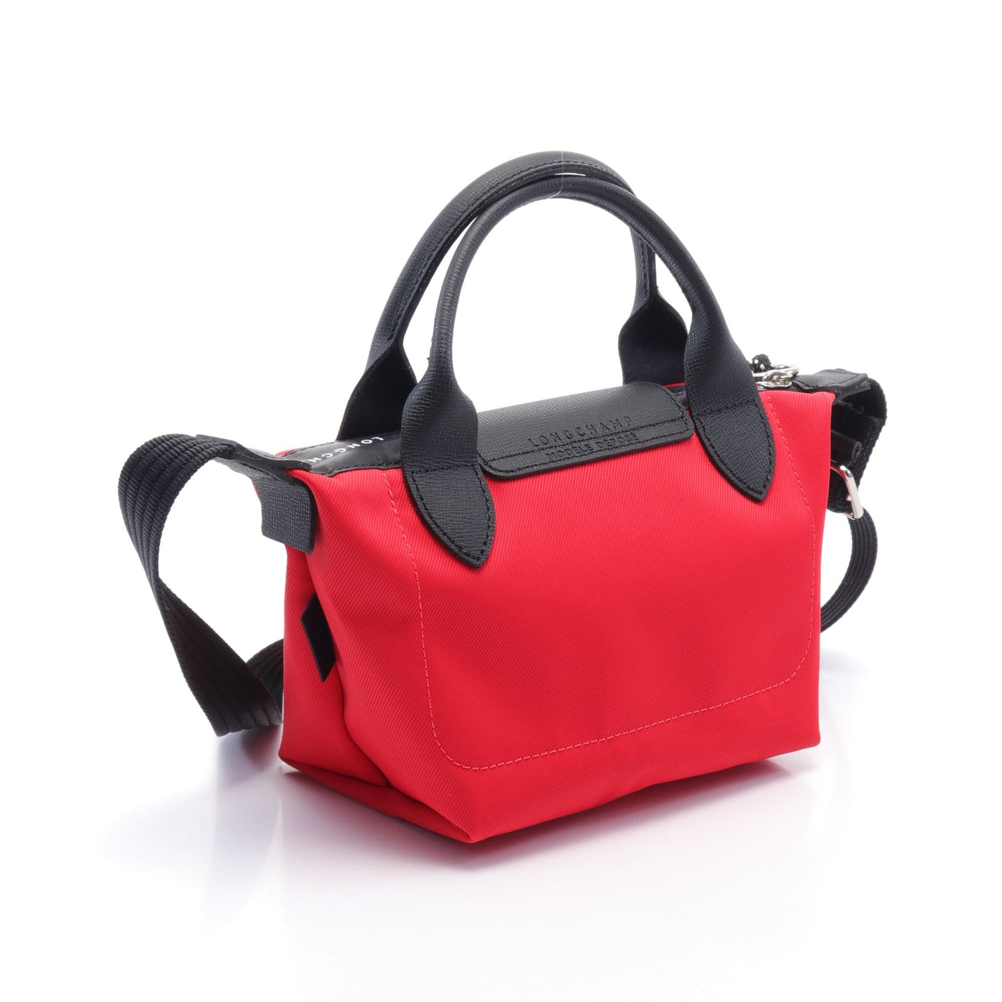 LE PLIAGE ENERGY XS ル プリアージュ エナジー ハンドバッグ ナイロン レザー レッド ブラック 2WAY ロンシャン バッグ LONGCHAMP