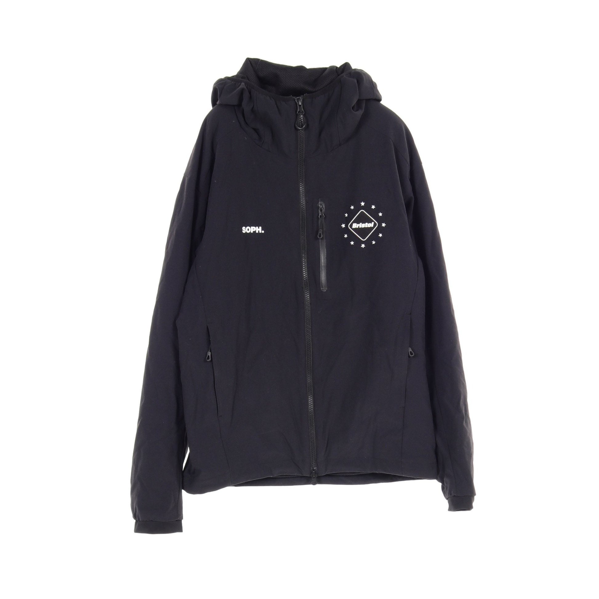 LYCRA HOODED BLOUSON ブルゾン ナイロン ブラック エフシーアールビー アウター F.C.R.B.