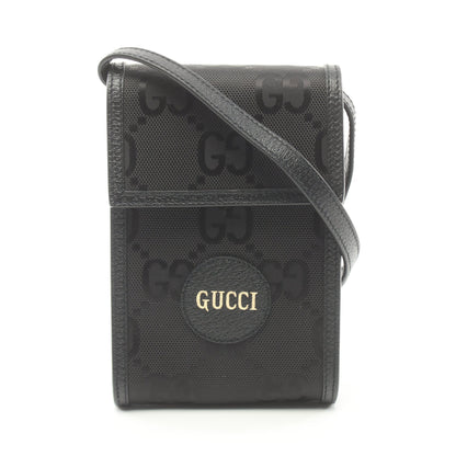 グッチ オフ ザ グリッド ミニバッグ GG柄 ショルダーバッグ ナイロン レザー ブラック グッチ バッグ GUCCI