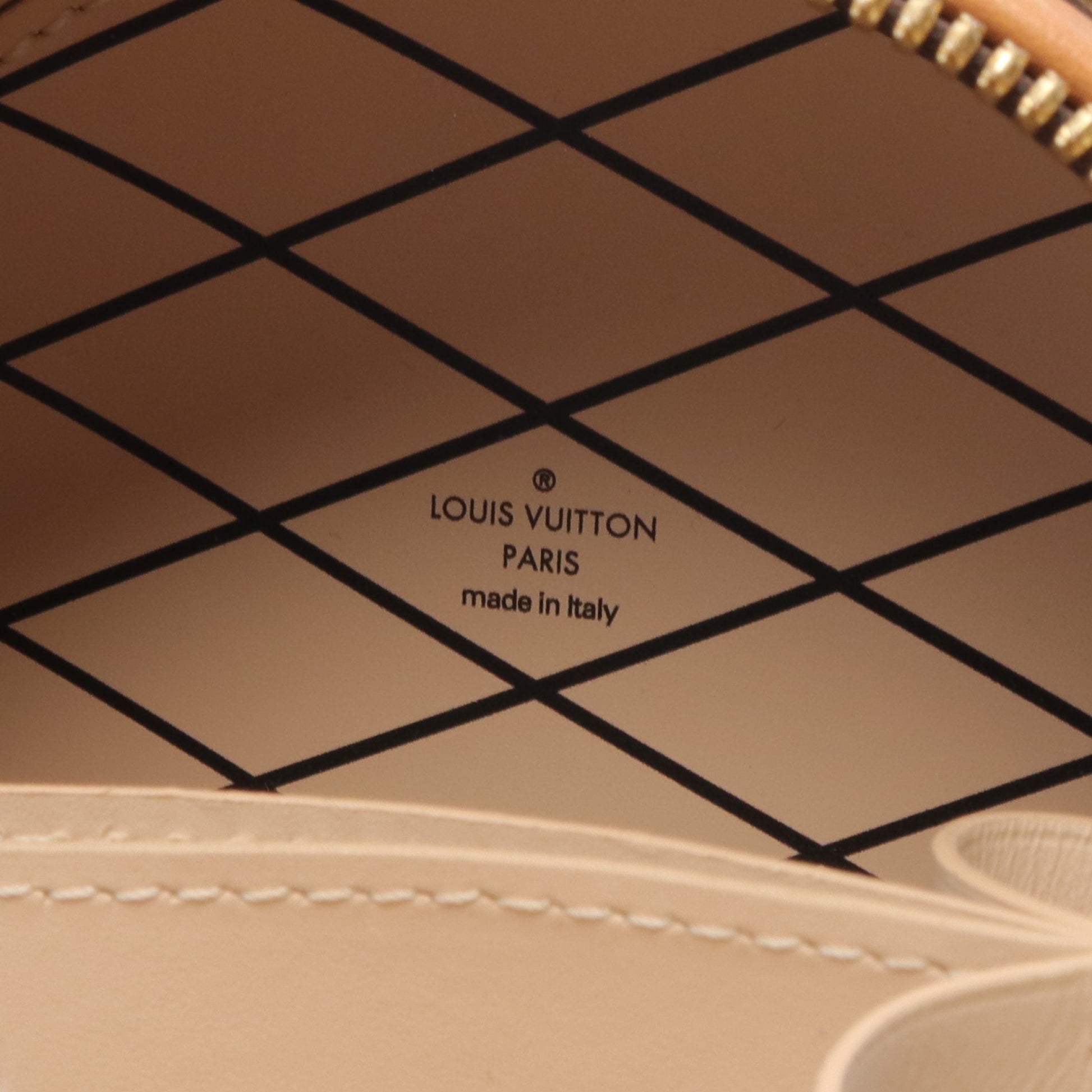 ミニ ボワット シャポー モノグラム ハンドバッグ PVC レザー ブラウン 2WAY ルイヴィトン バッグ LOUIS VUITTON