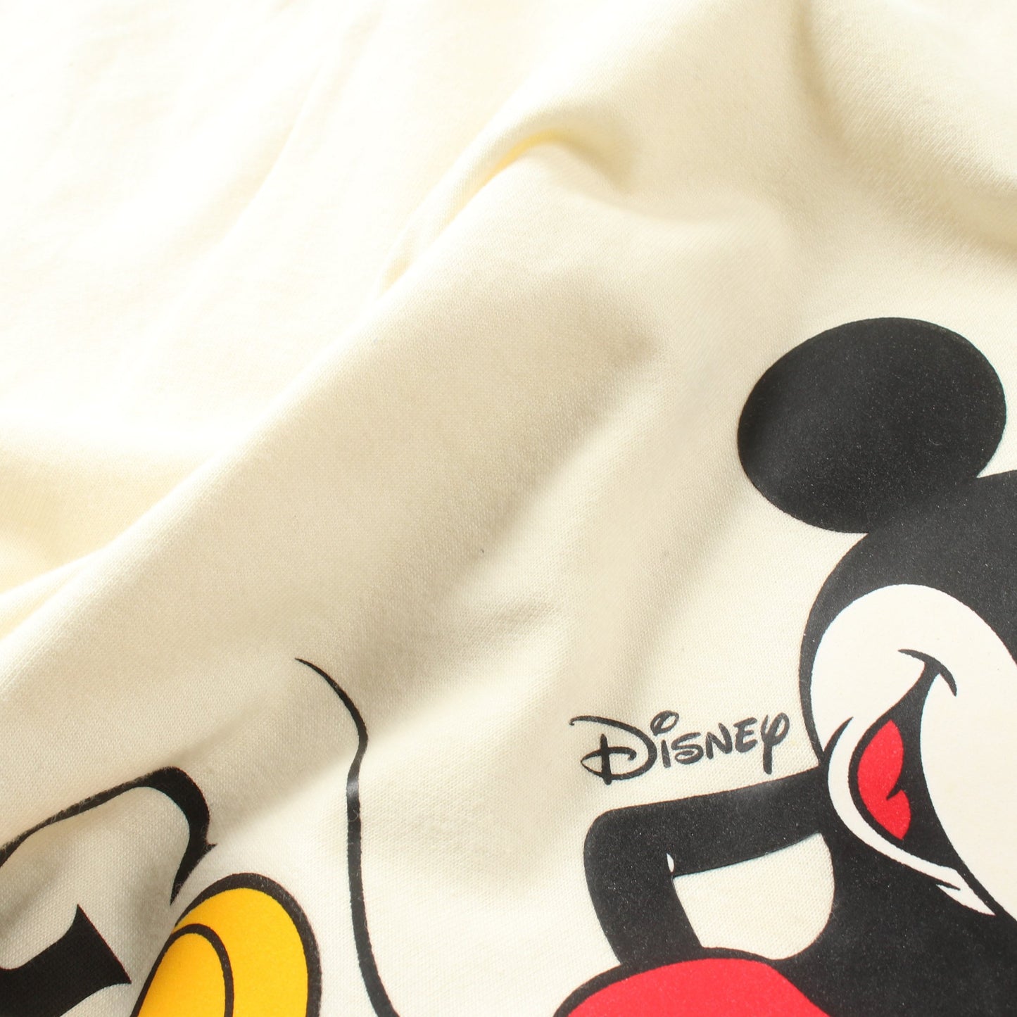 GUCC I × Disney ミッキーマウス Tシャツ カットソー クルーネック コットン アイボリー グッチ トップス GUCCI