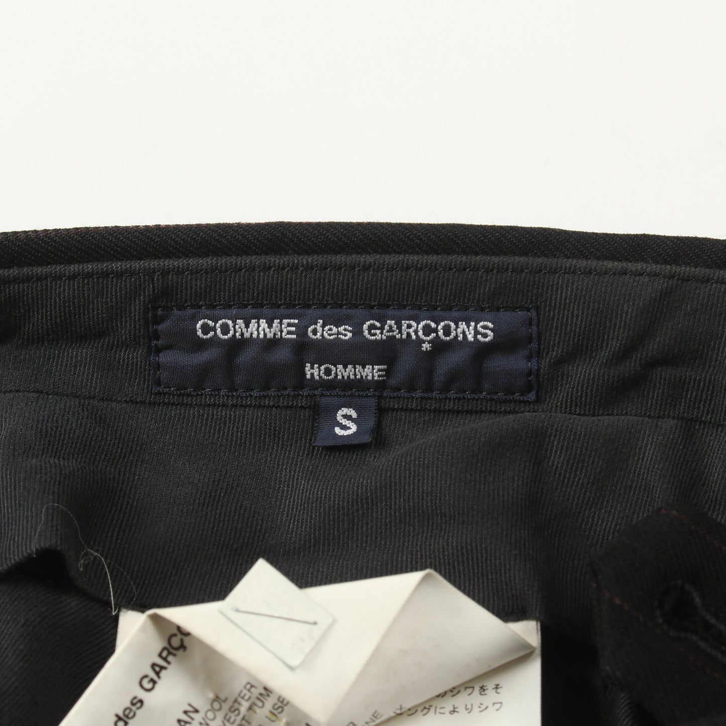 スラックス トラウザーズ ストライプ ウール ダークグレー コムデギャルソンオム ボトムス COMME des GARCONS HOMME