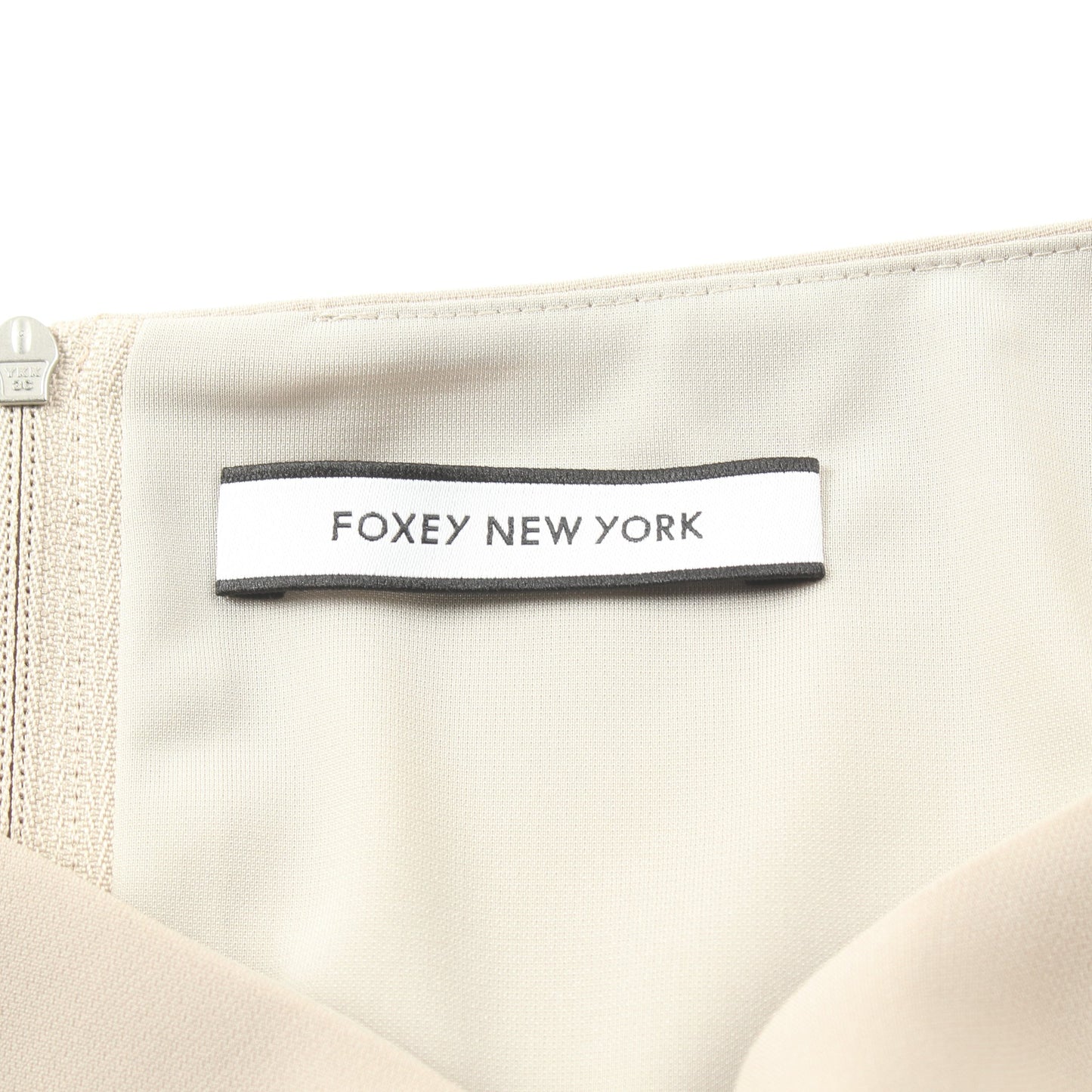 MAGNOLIA マグノリア ワンピース ノースリーブ ベージュ フォクシーニューヨーク ワンピース FOXEY NEW YORK