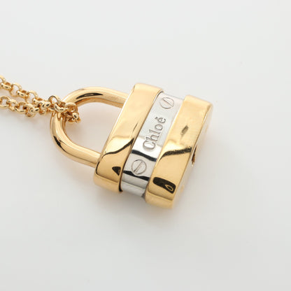 COLLEEN パドロック ネックレス GP ゴールド シルバー クロエ アクセサリー Chloe