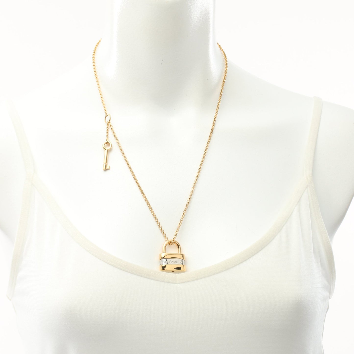 COLLEEN パドロック ネックレス GP ゴールド シルバー クロエ アクセサリー Chloe