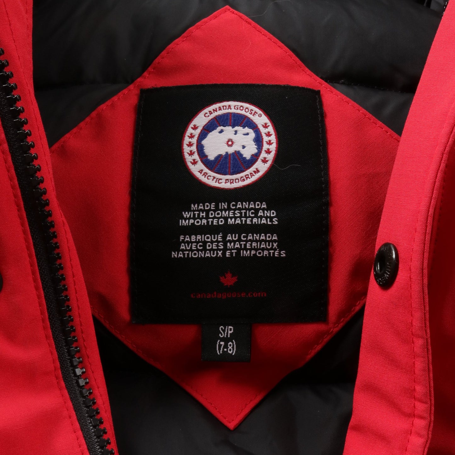 ダウンジャケット キッズ ダウンジャケット レッド キッズ カナダグース アウター CANADA GOOSE