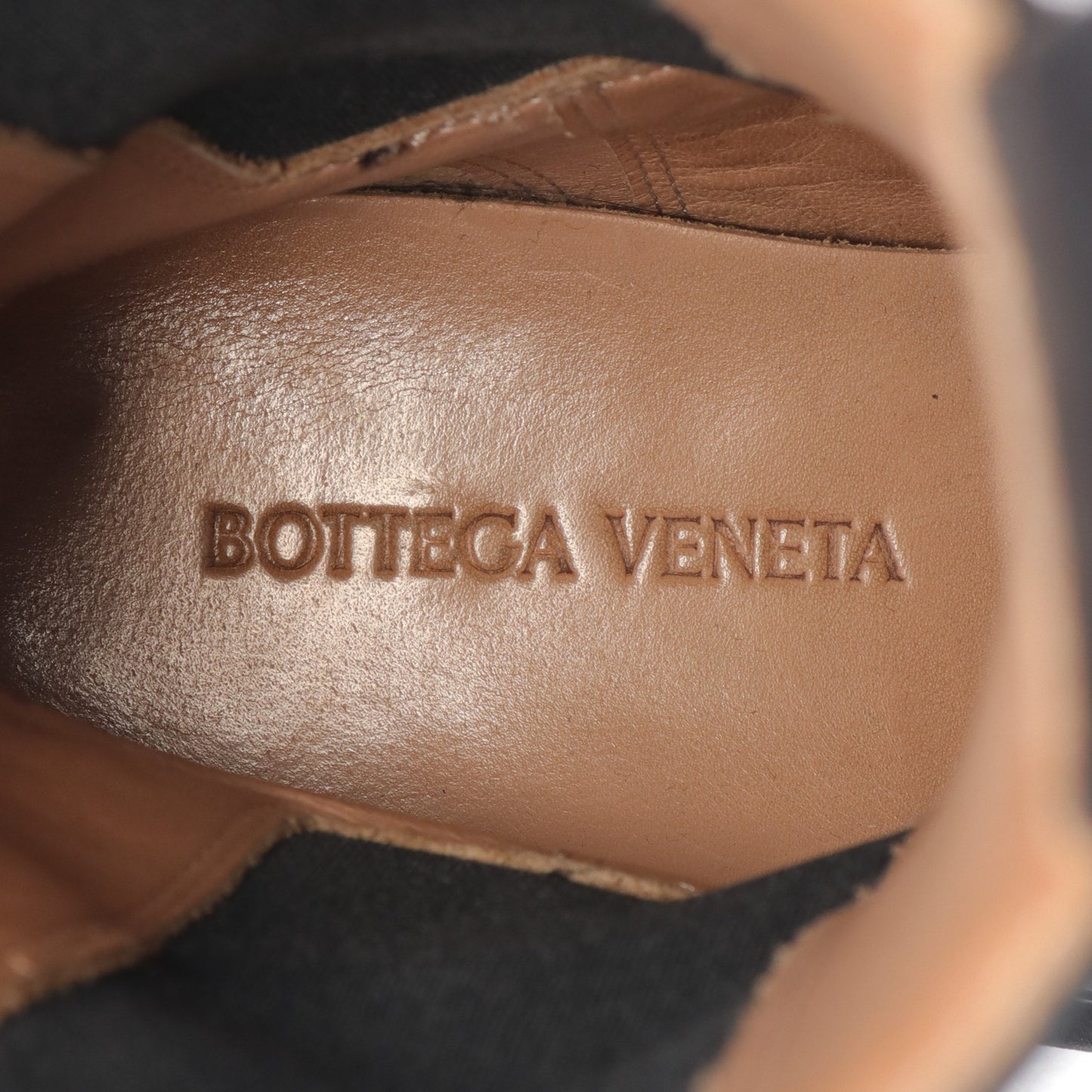 サイドゴアブーツ レザー ブラック ボッテガヴェネタ シューズ BOTTEGA VENETA