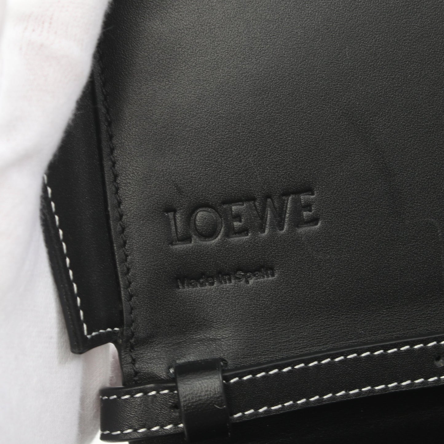 ヒールバッグ ショルダーバッグ レザー ブラック ロエベ バッグ LOEWE