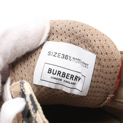 ヴィンテージチェック スニーカー ファブリック レザー ベージュ ホワイト マルチカラー バーバリー シューズ BURBERRY