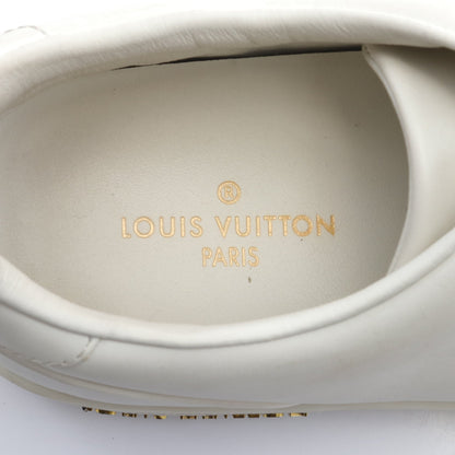 フロントローライン スニーカー レザー ホワイト LV金具 ルイヴィトン シューズ LOUIS VUITTON