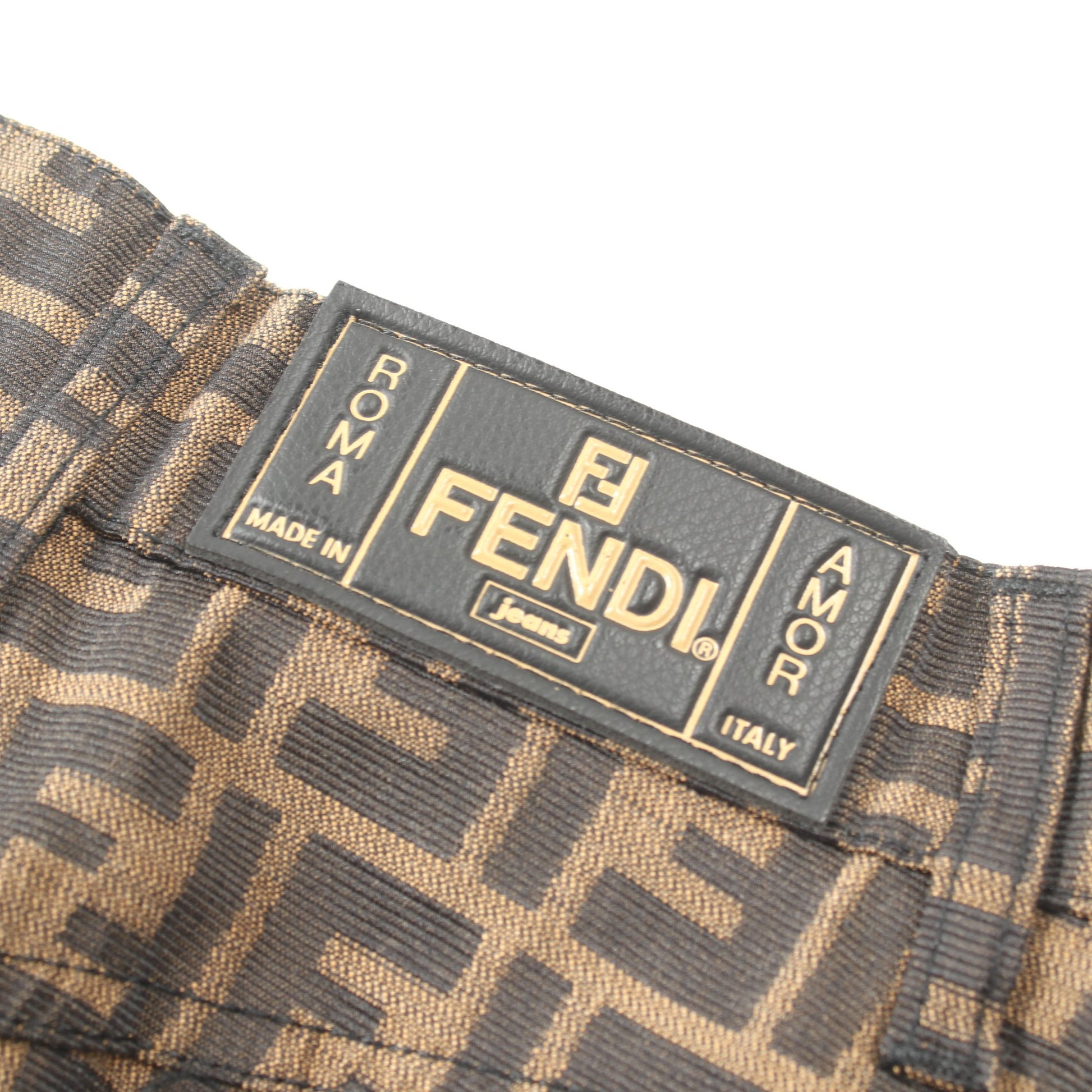 ズッカ柄 スカート ブラウン フェンディ ボトムス FENDI