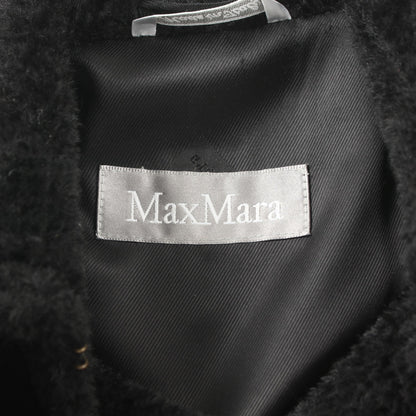 ロングコート アルパカ ウール ブラック マックスマーラ アウター Max Mara