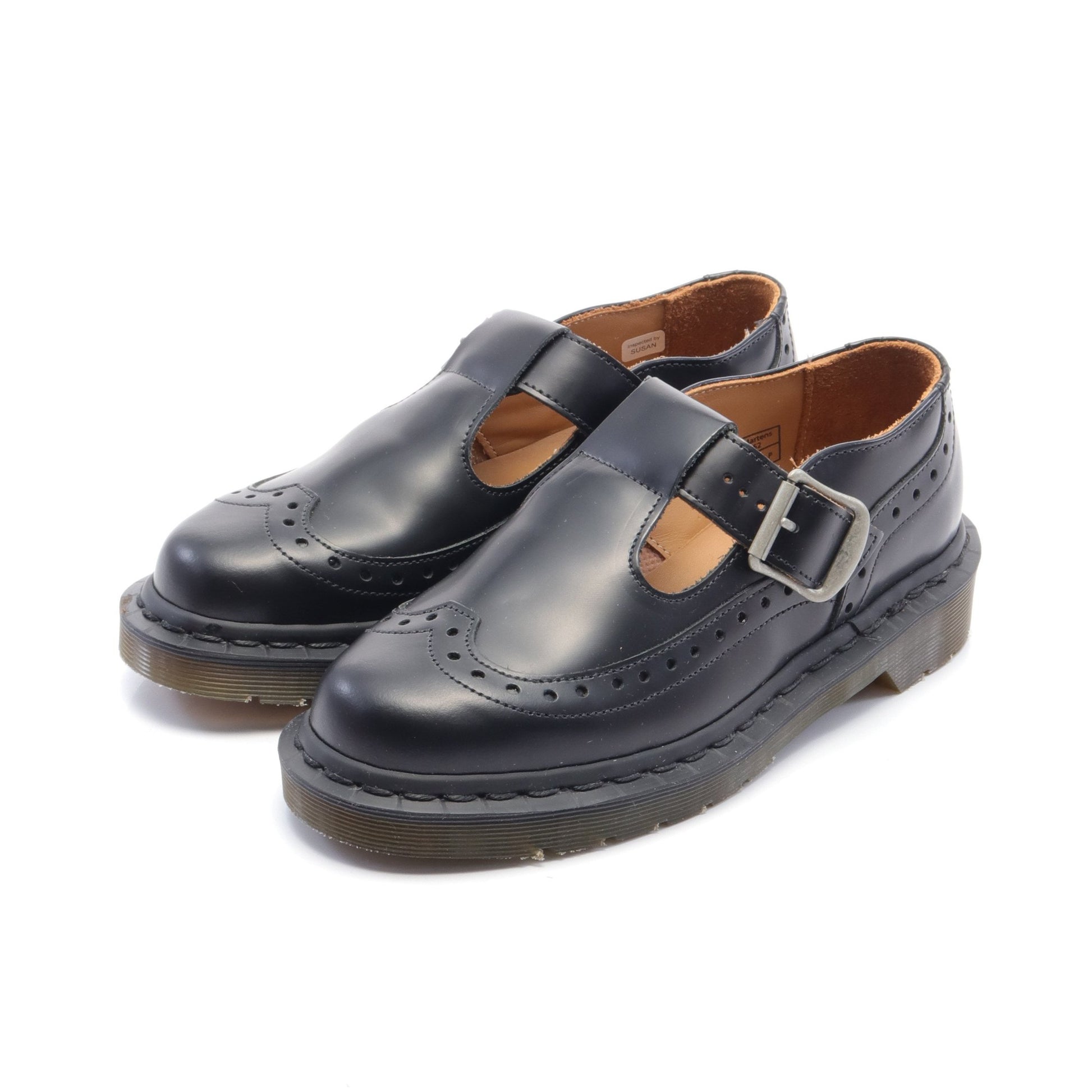 Comme des Garcons Comme des Garcons × Dr.Martens ADEL Tバー カジュアルシューズ レザー ブラック ウイングチップ コムデギャルソンコムデギャルソン シューズ Comme des Garcons Comme des Garcons