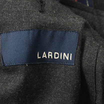 テーラードジャケット フラワーパッチ ウール グレー ラルディーニ アウター LARDINI