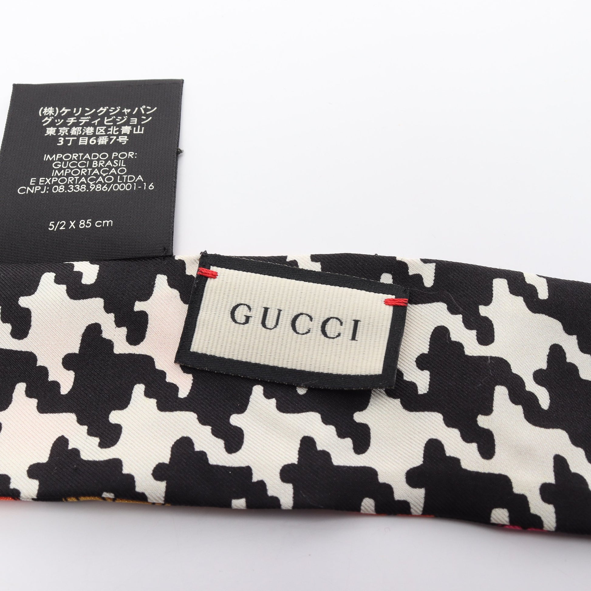 ツイリー リボン スカーフ 花柄 シルク ピンク マルチカラー グッチ 財布・小物 GUCCI