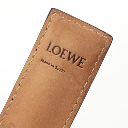 アナグラム スラップ スモール ブレスレット レザー ブラック ロエベ アクセサリー LOEWE