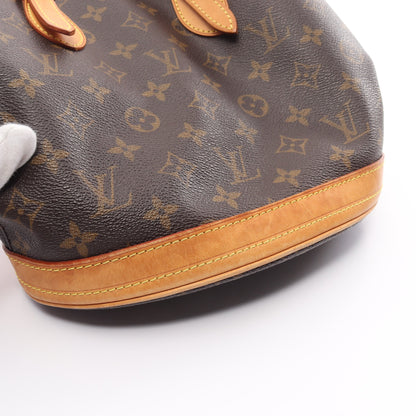 バケットPM モノグラム ハンドバッグ PVC レザー ブラウン ルイヴィトン バッグ LOUIS VUITTON